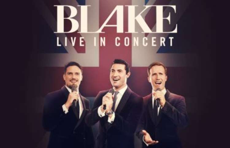 The singing trio Blake will be appearing at Richmond Theatre for one night only on Sunday.