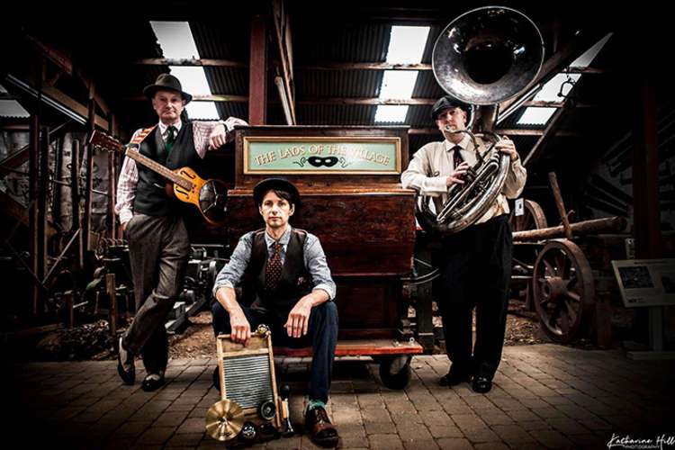 The Rigmarollers - a feel-good band offering everything from prohibition-era jazz, blues and jug band numbers, to rousing gospel singalongs and foot-tapping zydeco grooves.