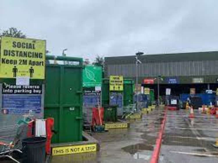 The Townmead Recycling centre which now falls into the ULEZ scheme.