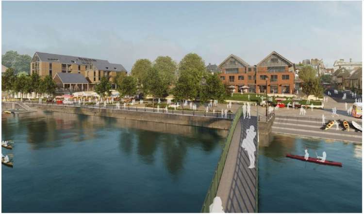 The cost of redeveloping Twickenham Riverside with new homes, public spaces and businesses has been put at a provisional figure of £11.2million. Credit: Richmond Borough Council.