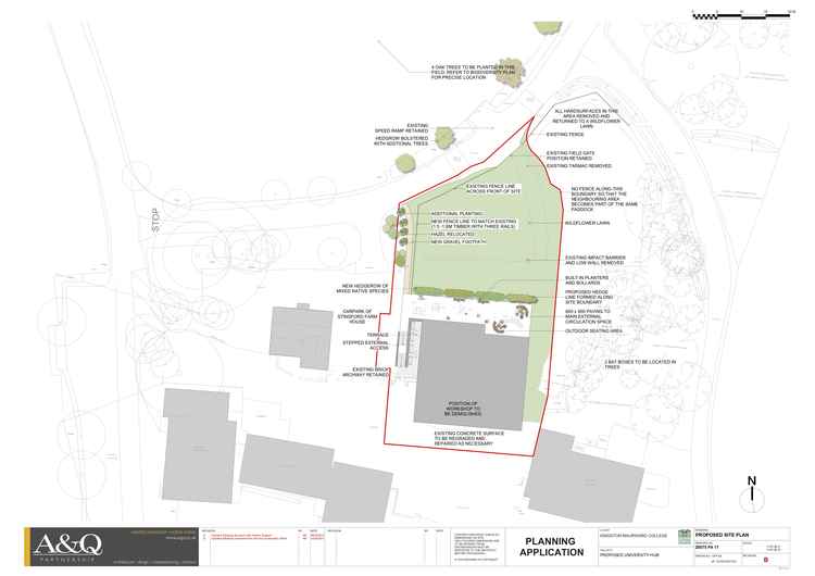 Proposed site plan