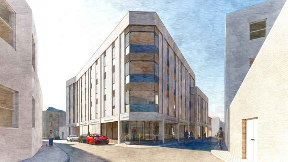 Artist's impression of the new health and wellbeing centre in Teignmouth.