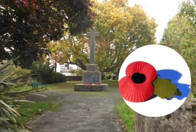 People will still be able to lay their wreaths at the war memorial.