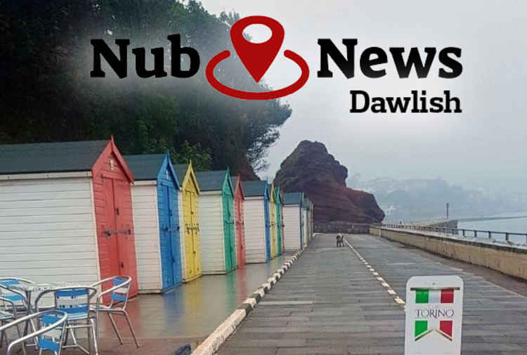 Colourful beach huts at Coryton Cove, seen from near The Cove Cafe. Picture by The Cove Cafe