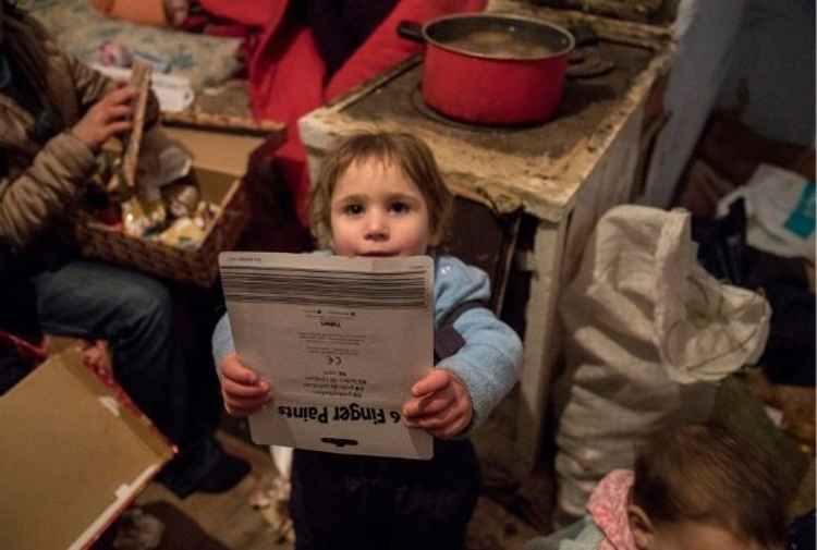 A simple gift brought joy to this Moldovan child.