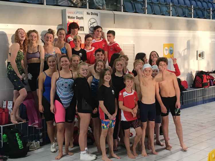 Members of Dawlish Swimming Club, which has launched a crowdfunding campaign to help it survive. Picture: Dawlish Swimming Club