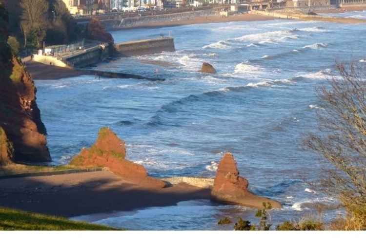 Shell Cove, Coryton Cove and Dawlish Beach