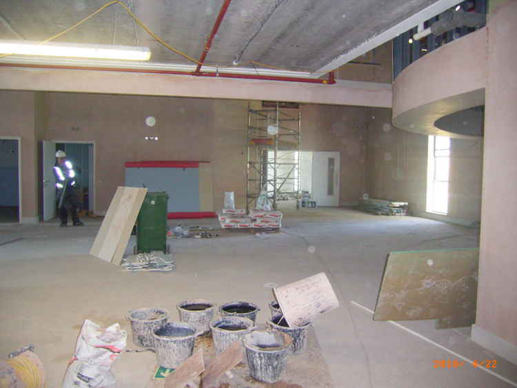 The Red Rock youth centre being built