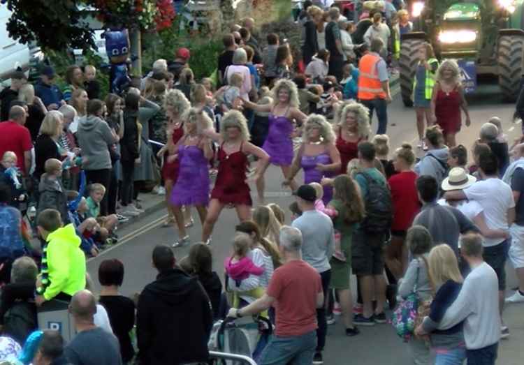 Carnival parade in Dawlish: not taking place in 2021. Picture: Dawlish Celebrates Carnival