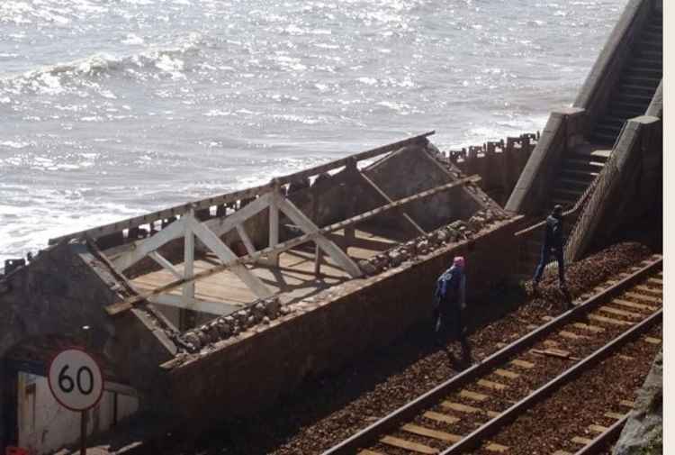 Caught on camera - Network Rail's photo of trespassers in Dawlish