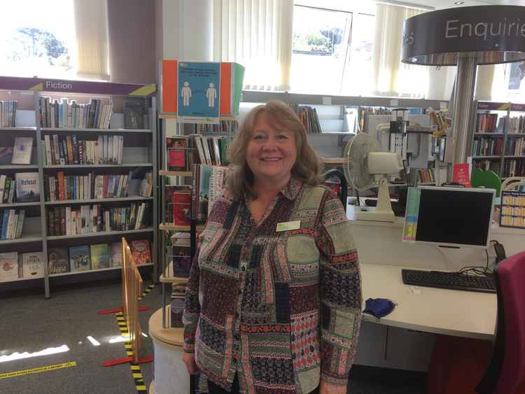 Dawlish Library Manager Diane Flavin