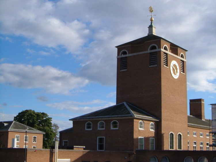 Clock tower, County Hall, Exeter. Credit: cc-by-sa/2.0 - © Derek Harper - geograph.org.uk/p/253249