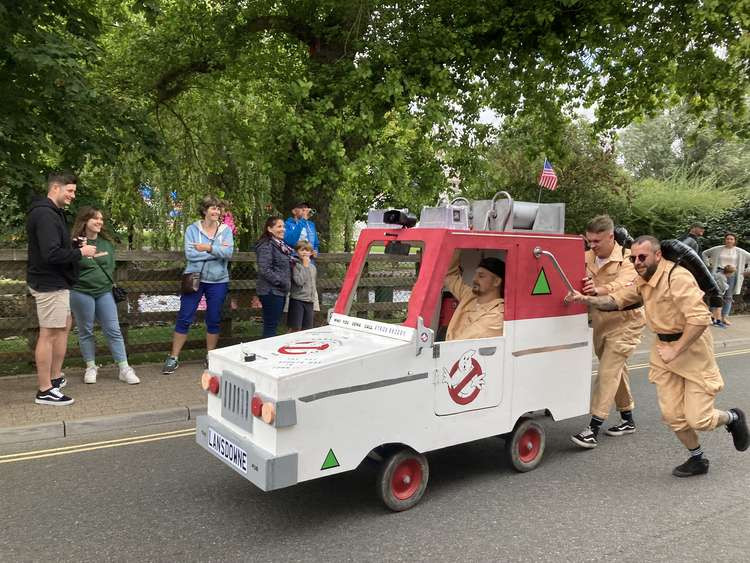 The Ghostbusters team won the award for best decorated