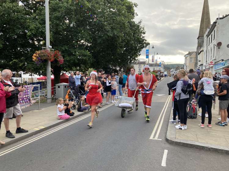 The Summer Santas were the fastest mixed team