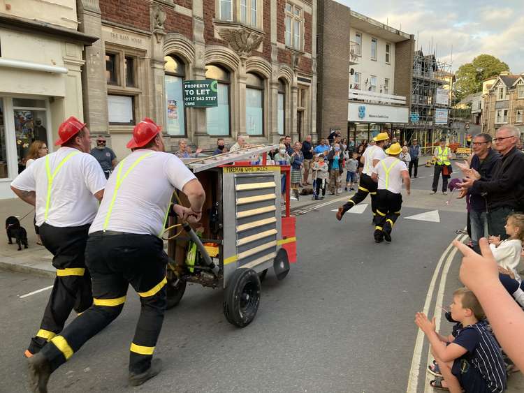 Fireman Sam's Uncles won second place in the best decorated category, and were the third fastest men's team