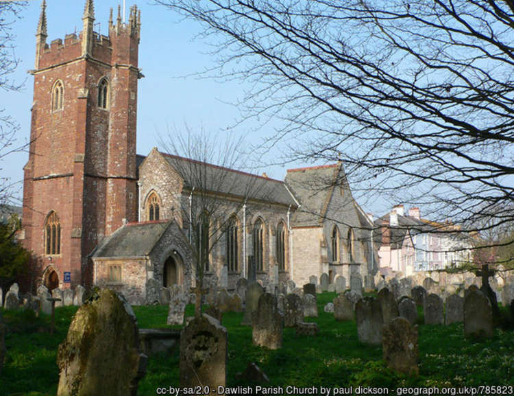 St. Gregory's Church will hold the weekly swap from 28 September. (Dawlish Parish Church cc-by-sa/2.0 - © paul dickson - geograph.org.uk/p/785823)