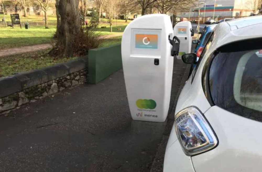 Digital representation of a chargepoint (Credit: Devon County Council).