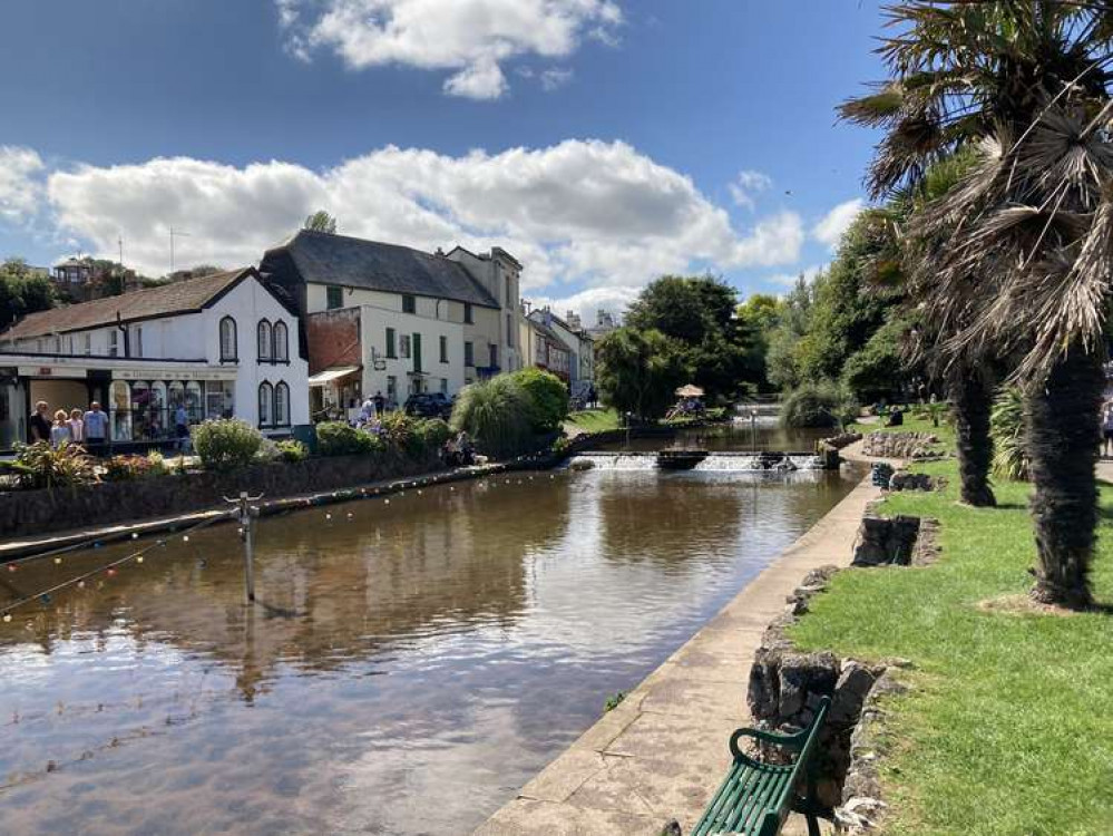 Saturday should clear by midday with sunny intervals and temperatures up to 19 degrees (The brook, or Dawlish Water).