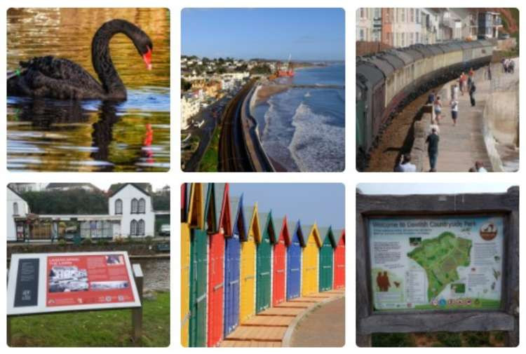 Images from the Love Dawlish website, which has been relaunched