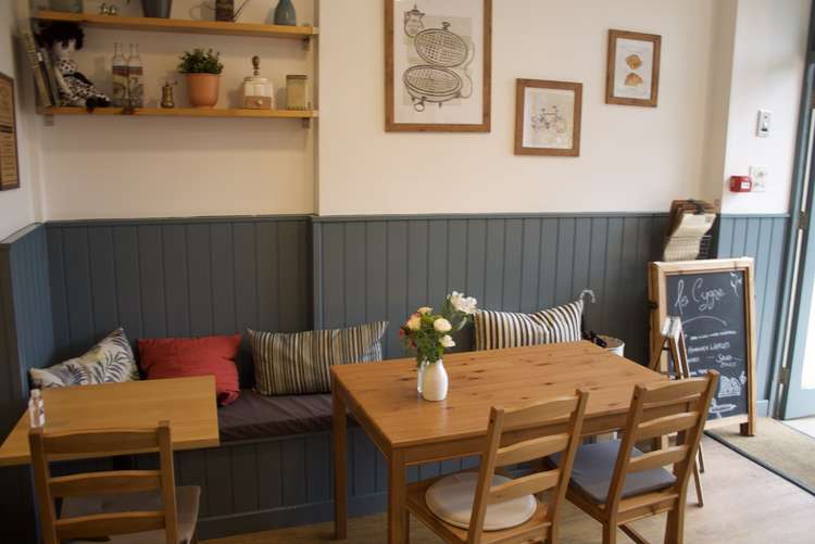 The interior of the café on Wednesday 6 October. Nub News/ Will Goddard