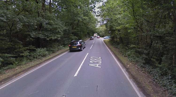 A382 near Drumbridges (Image: Google Maps)