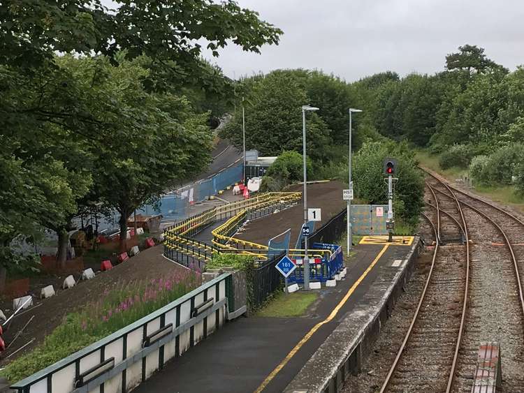 West station rail ramp