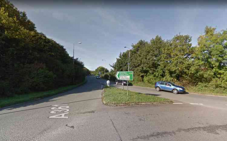 The Blatchbridge Roundabout on the A361 (Photo: Google Street View)