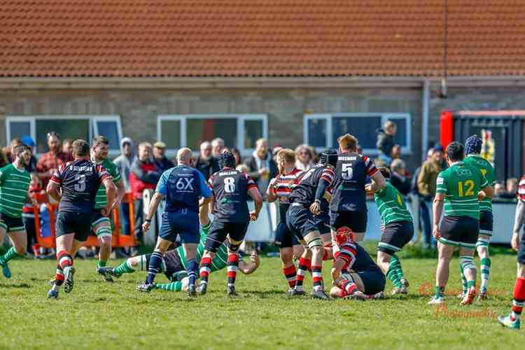 Action from Frome RFC v Swindon College Old Boys