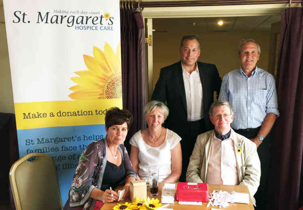 David Warburton MP with fundraisers for St Margaret's Hospice