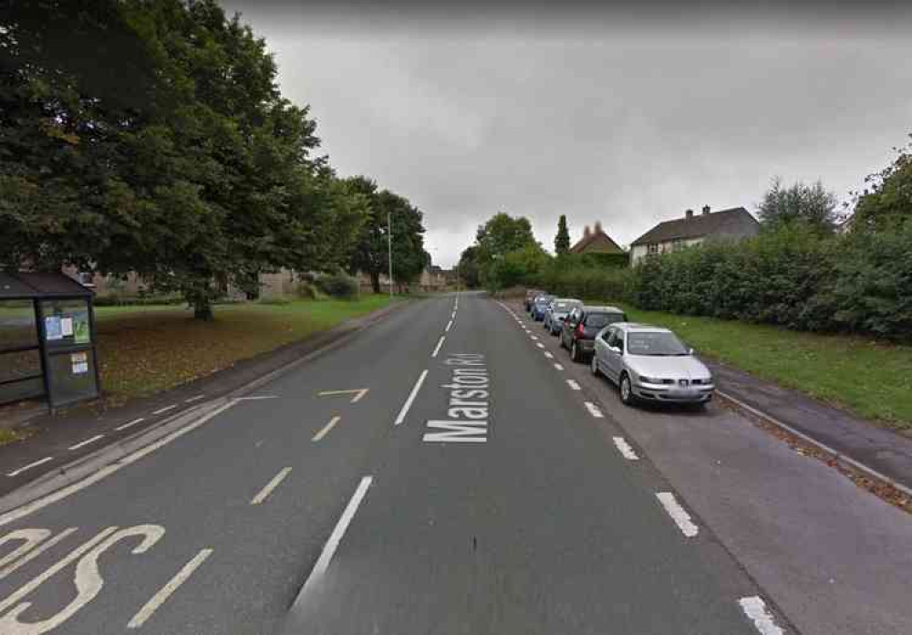 The B3090 Marston Road - see today's mobile speed camera locations (Photo: Google Street View)