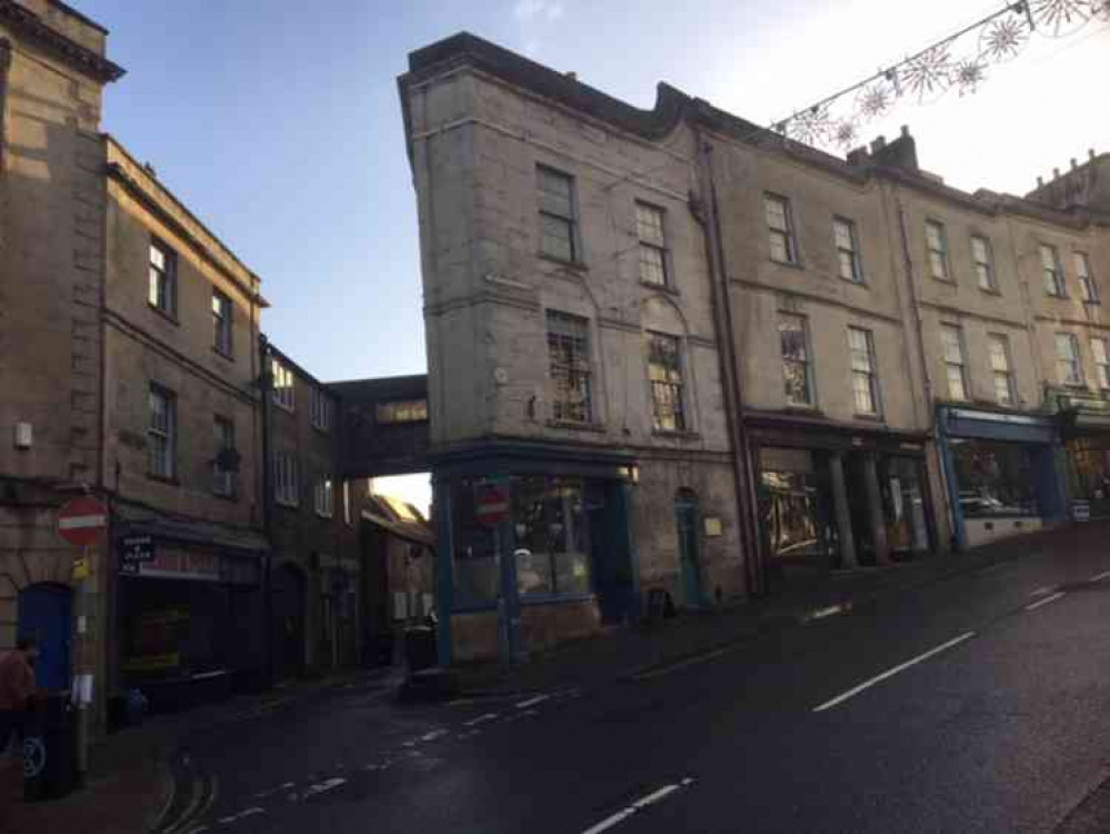 This unusual building, just one of many in fantastic Frome