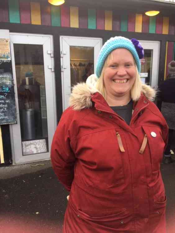 Frome's Community Fridge Co-ordinator Terri Pitts