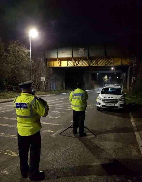 The Frome neighbourhood team out in action last month