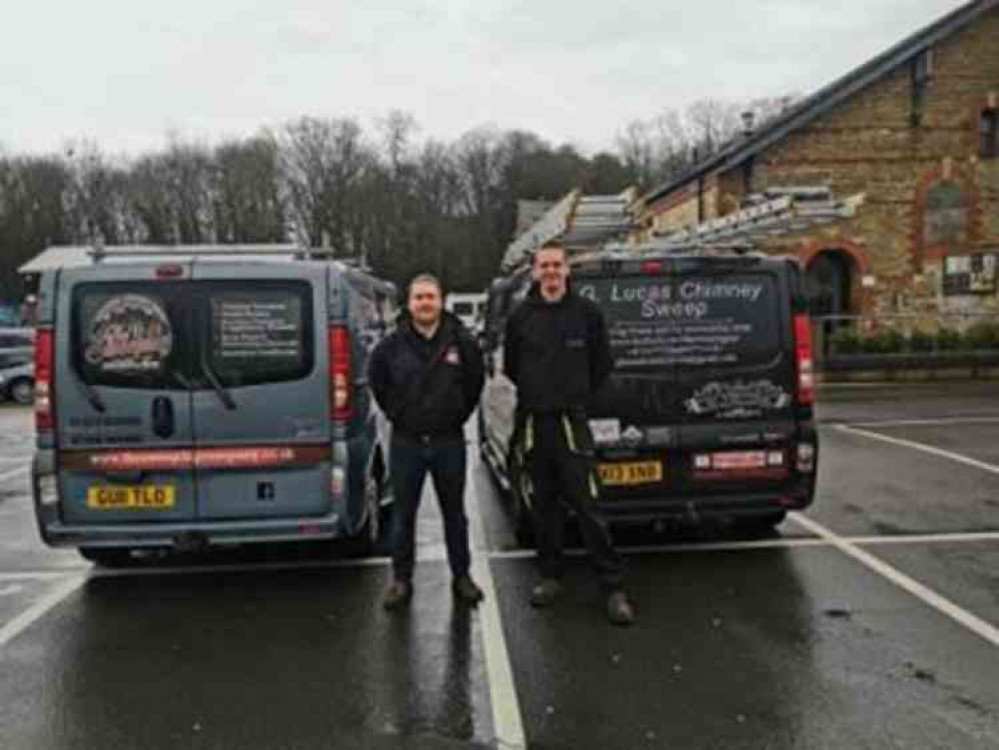 The two local chimney sweeps have a commitment to service