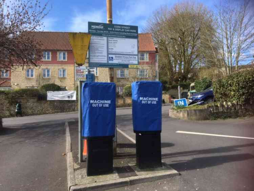 Frome town centre car park March 30