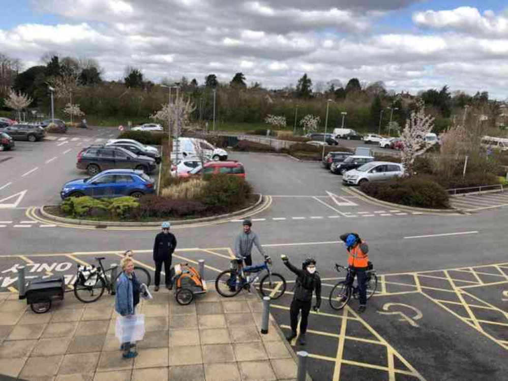 The Frome masketeers courtesy of Health Connections Mendip