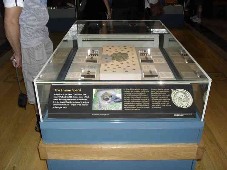 The haul on display in the British Museum