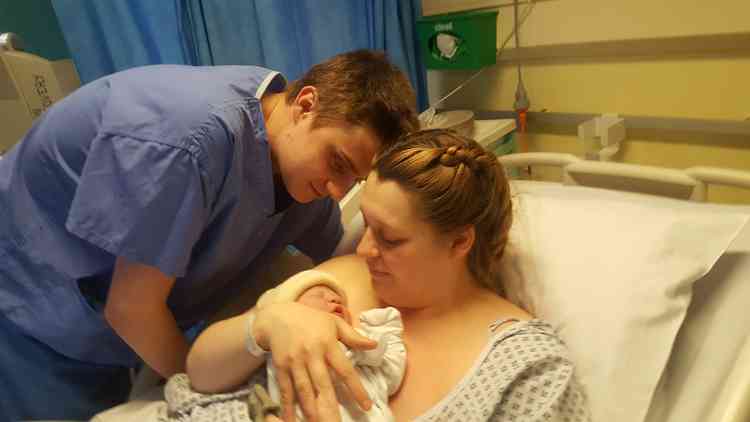 Baby Levi was born in the Royal United Hospital on April 7