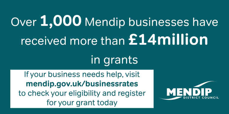 Mendip pays out over £14million in grants to local businesses