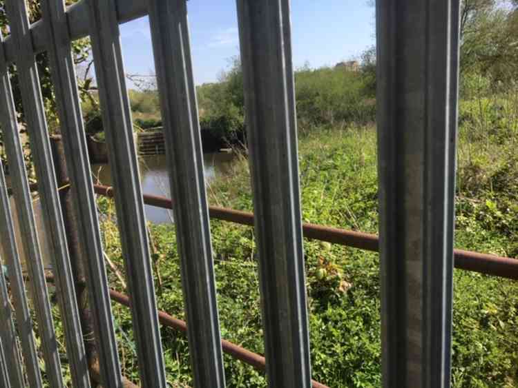 The area close to the proposed site off The Retreat in Frome