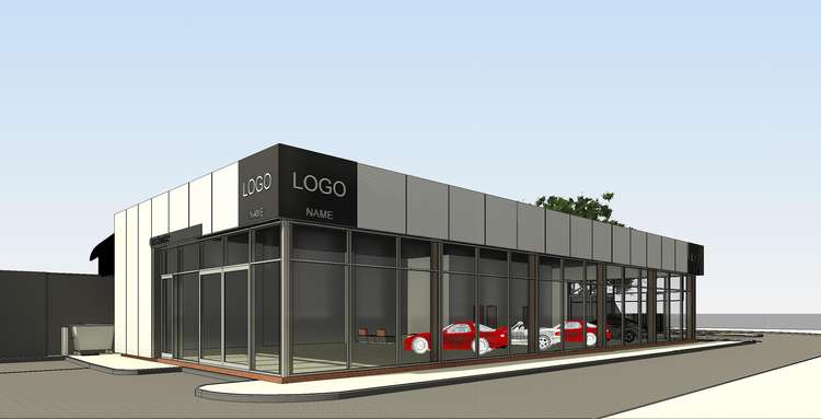 How the new showroom might look (image courtesy of Magna Motor Co)