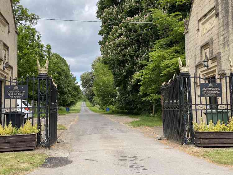 The golf course re-opened today (May 13)