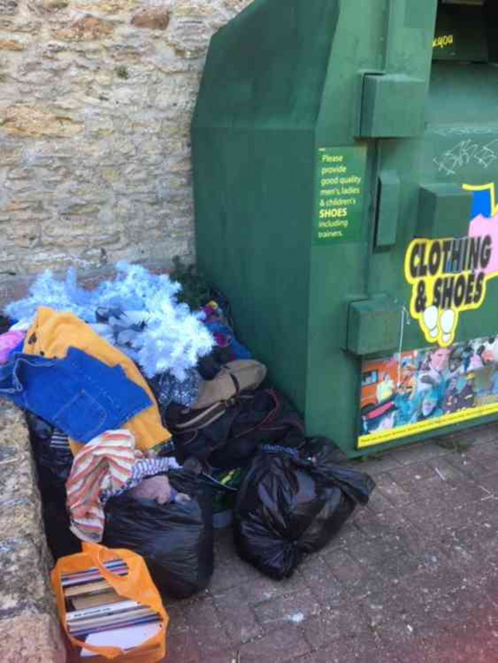 Charities are expecting a huge wave of donations when they re-open shops : clearly these people couldn't wait