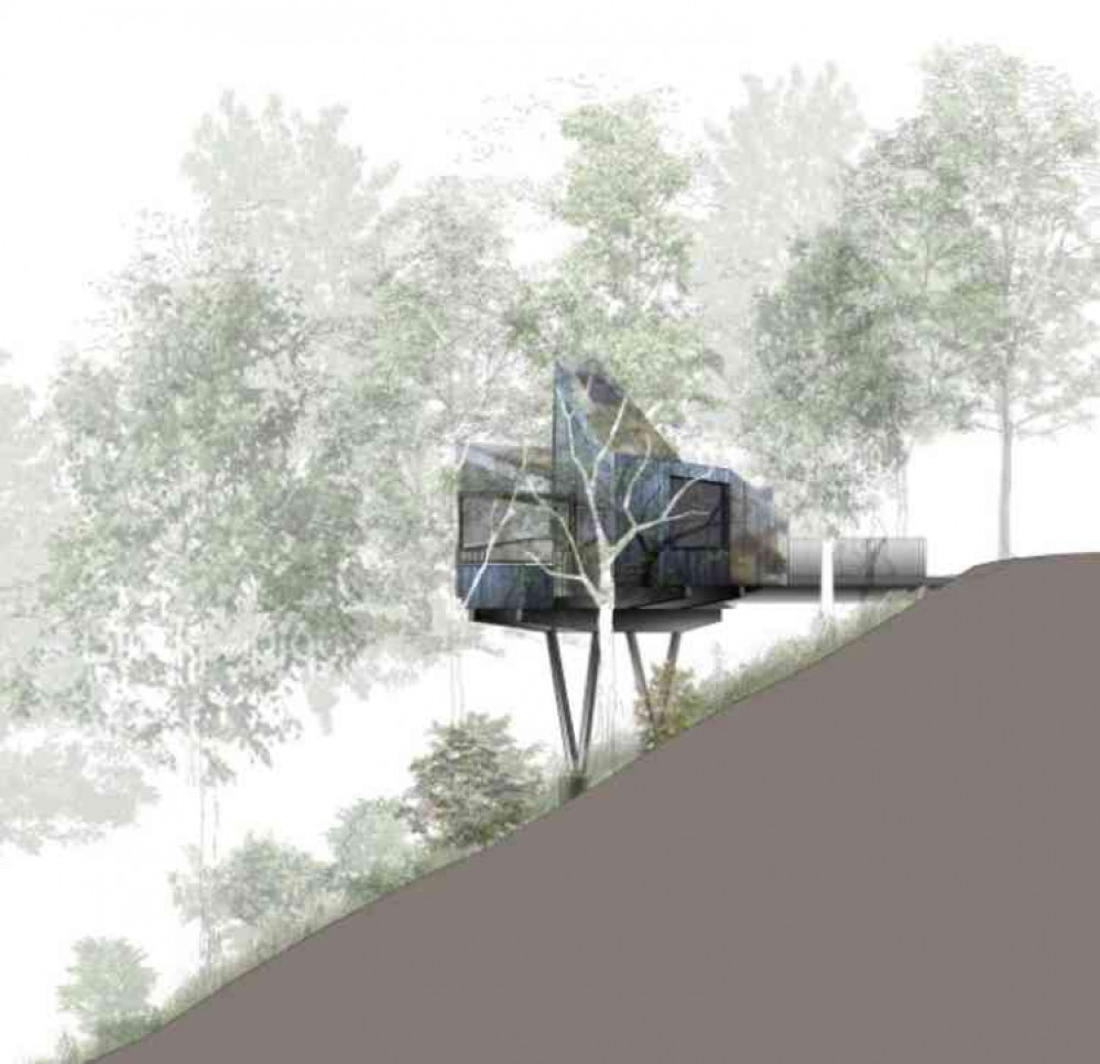 Artist'S Impression Of How The Bruton Tree House May Look. CREDIT: CSK Chartered Architects. Free to use for all BBC wire partners.