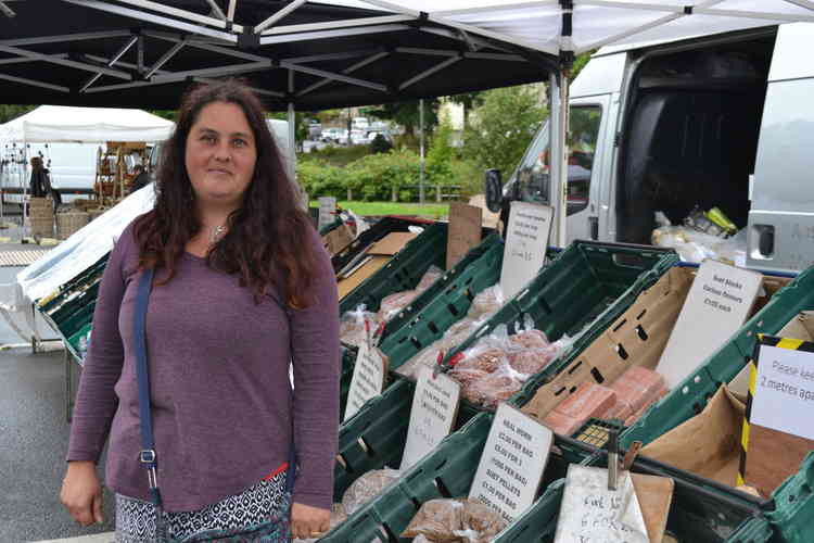 Jodie travels from Trowbridge to sell pet and bird food