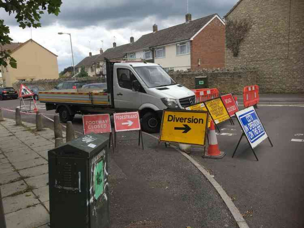 Earlier this week at the top of Welshmill Lane