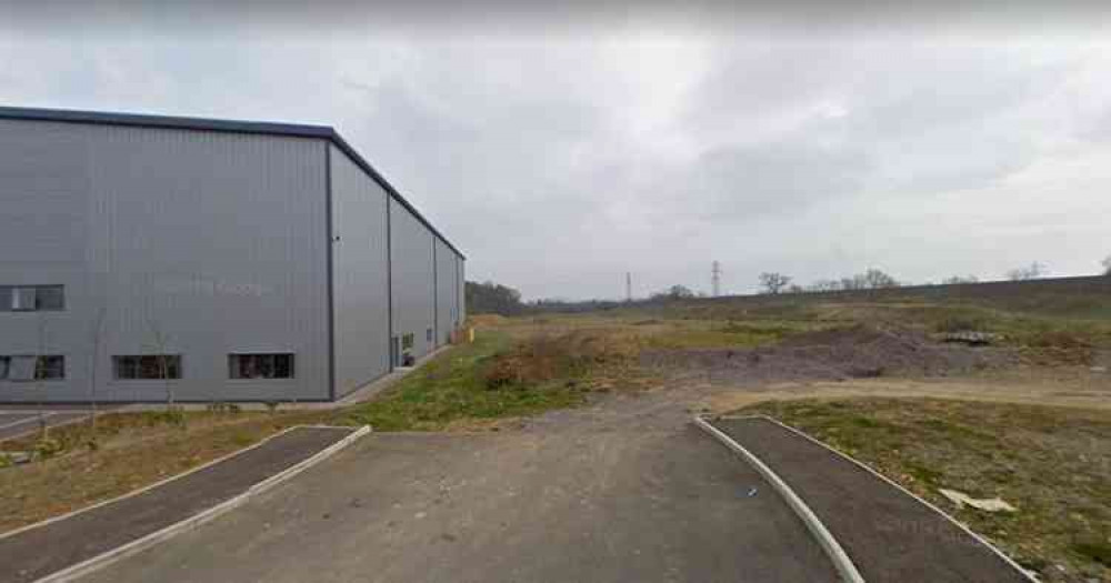 Site Of The New Estate Road Off Cornbrash Within The Commerce Park In Frome. CREDIT: Google Maps.