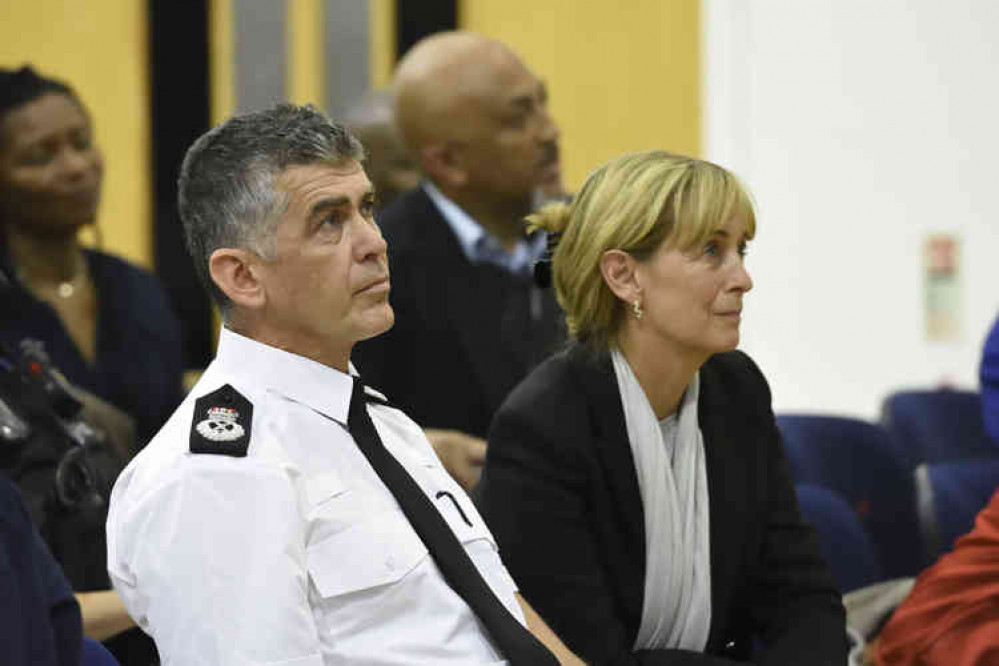 Chief Constable Andy Marsh and PCC Sue Mountstevens