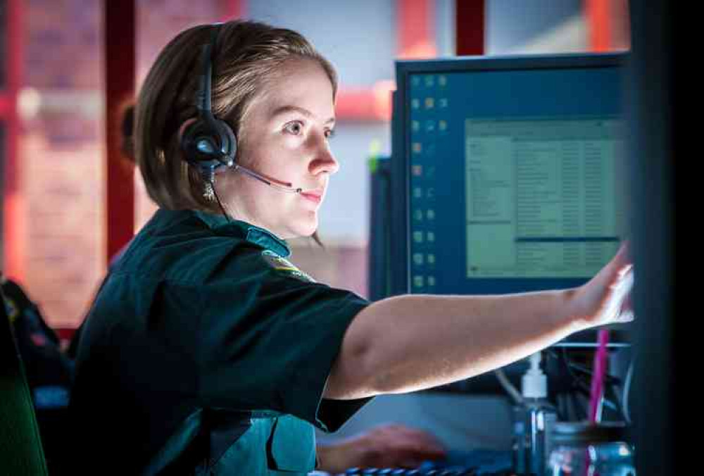 A photo of a SWASFT call handler