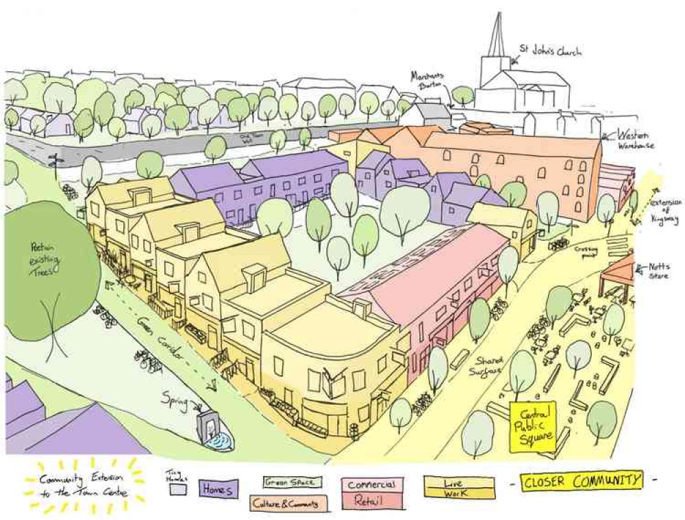 This is what the opponents to the current plans for Saxonvale would like the development to look like